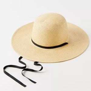 Brixton-Frances Straw Hat w/ chin tie